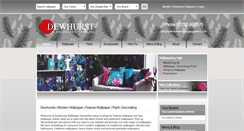 Desktop Screenshot of dewhurstswallpaper.co.uk